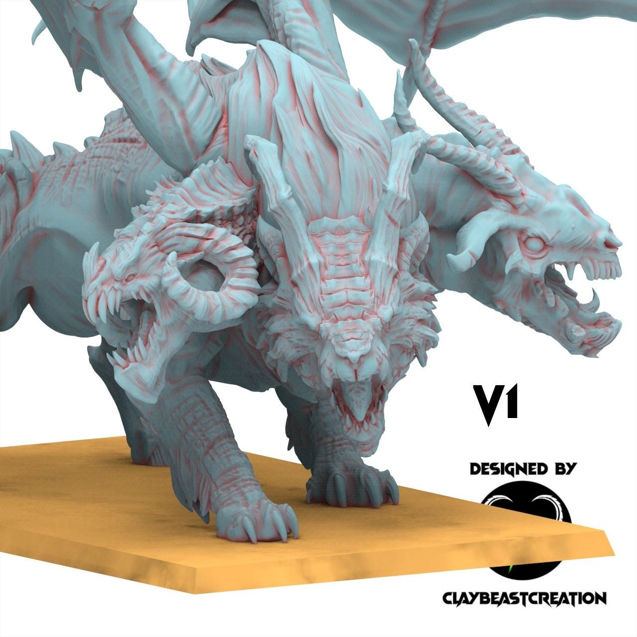 Fantasy Chaos - Chimaeron & Daemanticore - FallenBeasts - ClayBeastCreation