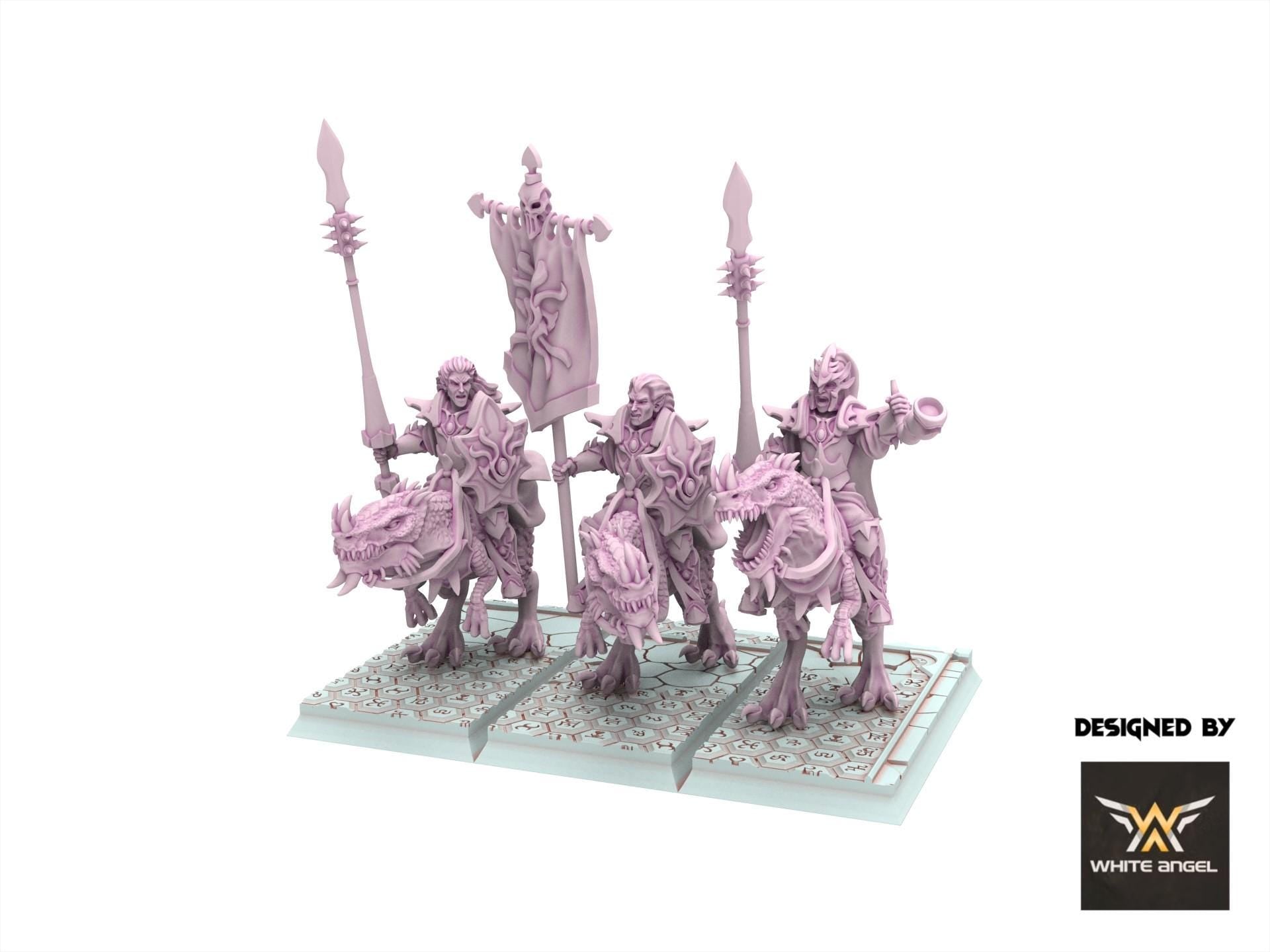 Dark Elves - Lords of the Dark Land - Slaves of Darkness - White Angel Miniatures