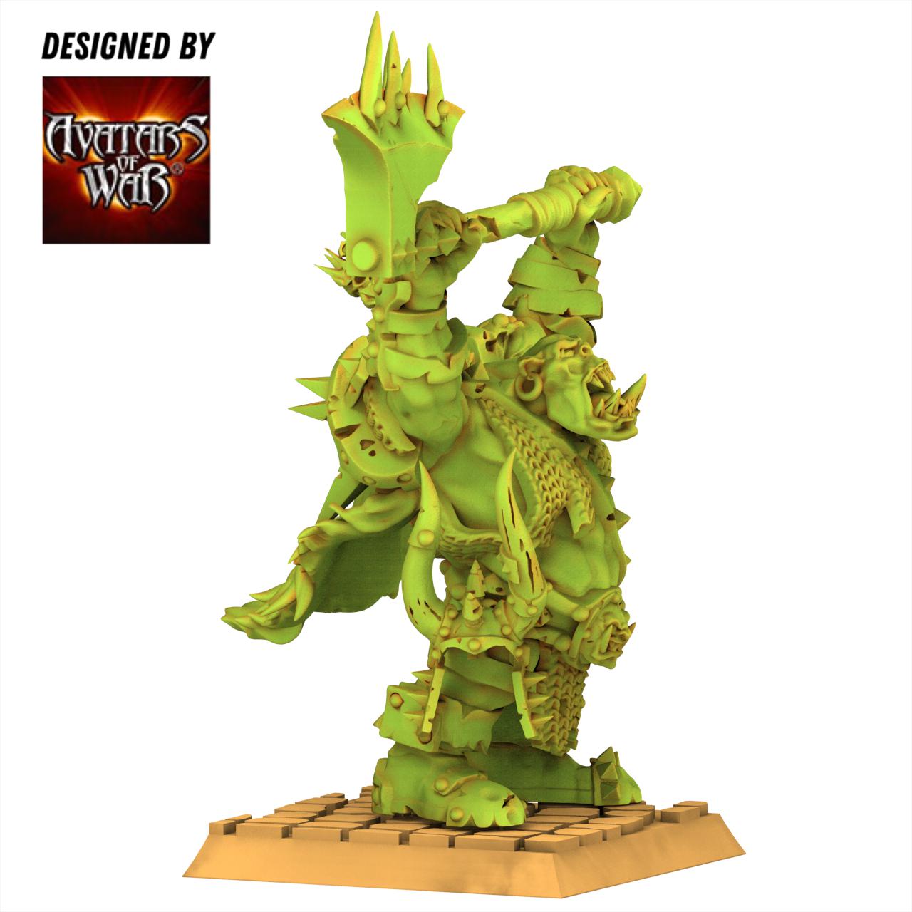 Orc & Goblin - Orcs Warlords - 28/32mm scale - Avatar of War