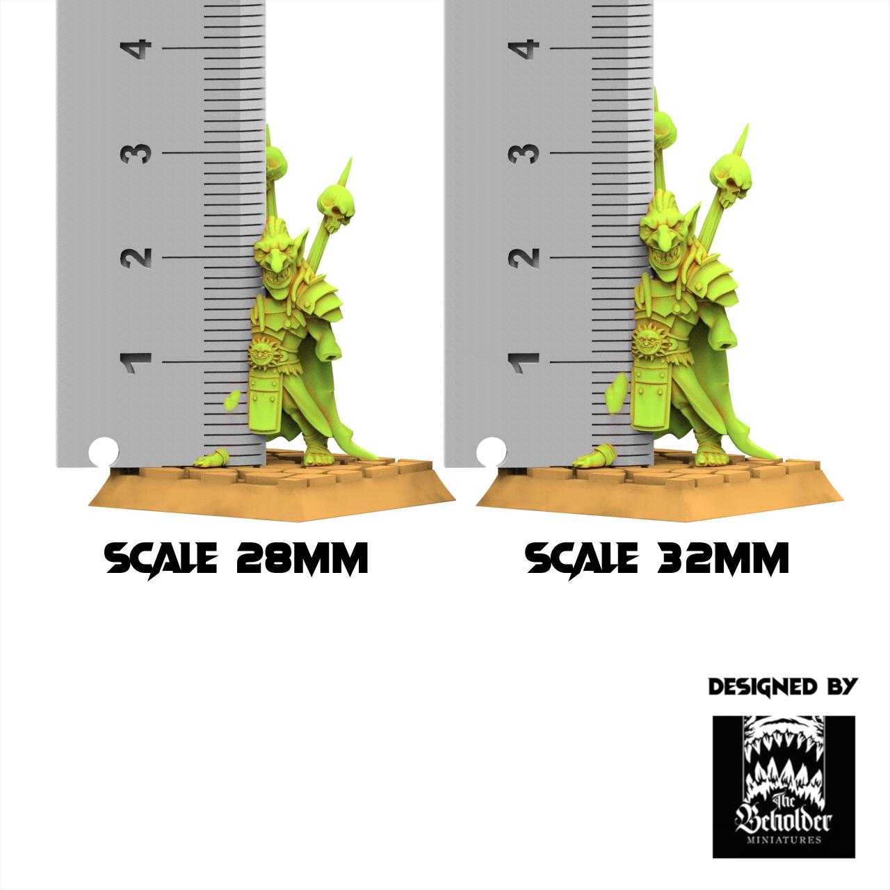Orc & Goblin - Mortus warlord - The Black horde - The Beholder Miniatures