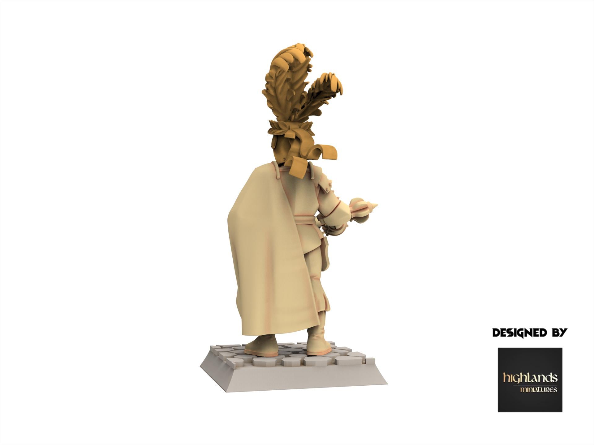 Imperial Fantasy - Captain on foot - Sunland - Highlands Miniatures