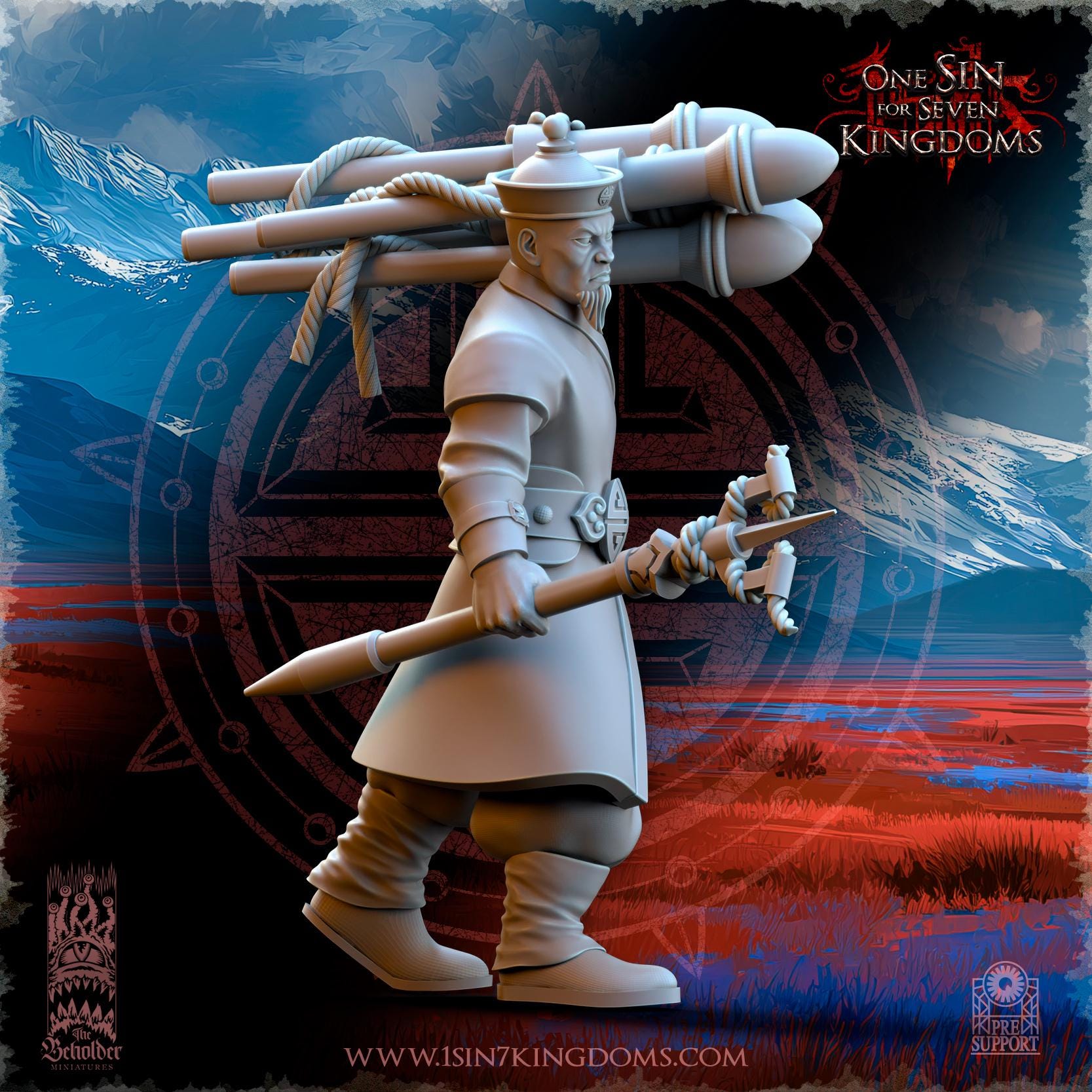 East Empire - Rocket Battery - Astarii Dynasty - The Beholder Miniatures