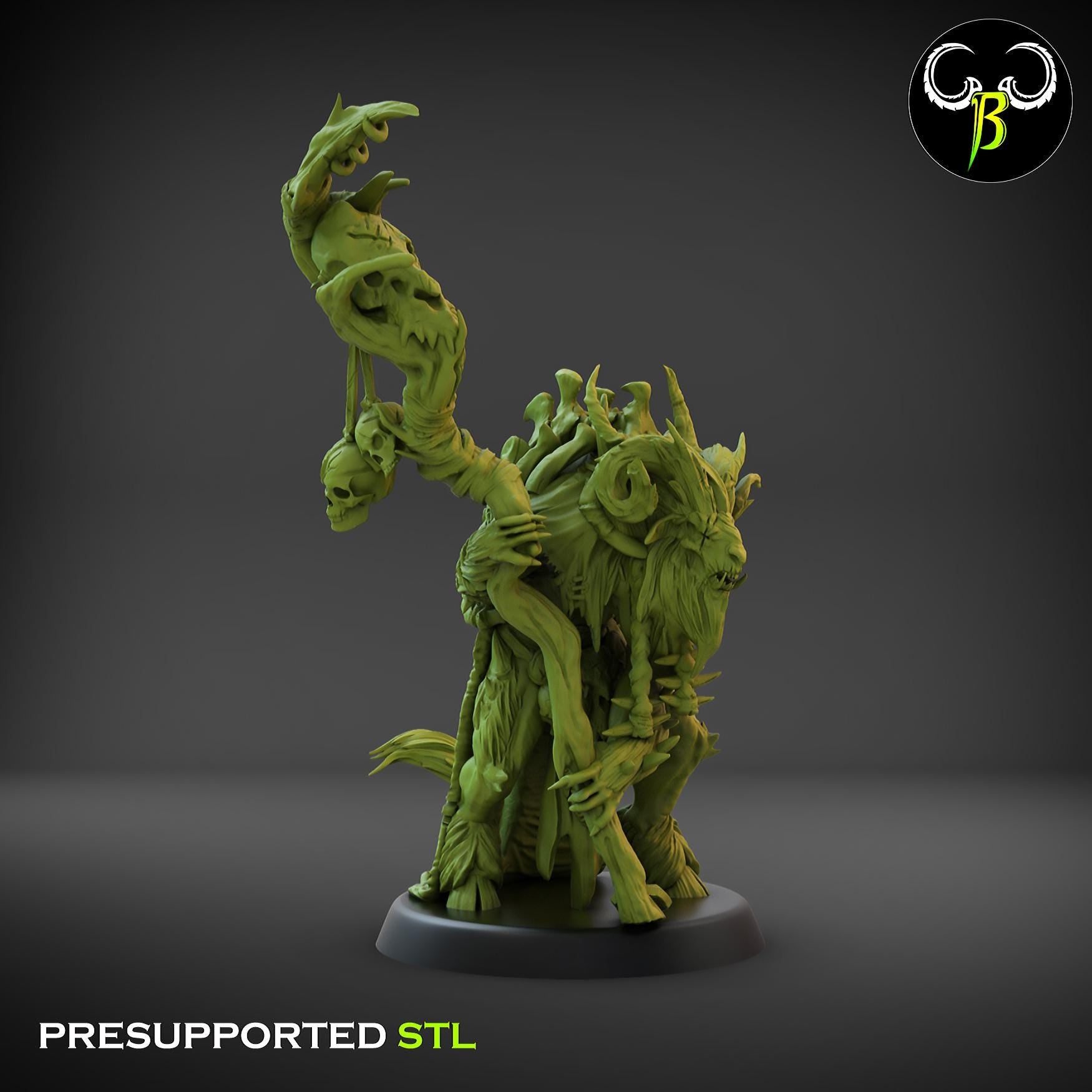 Beastmen - Bestial Prophet - Fallen Beast - ClayBeastCreation