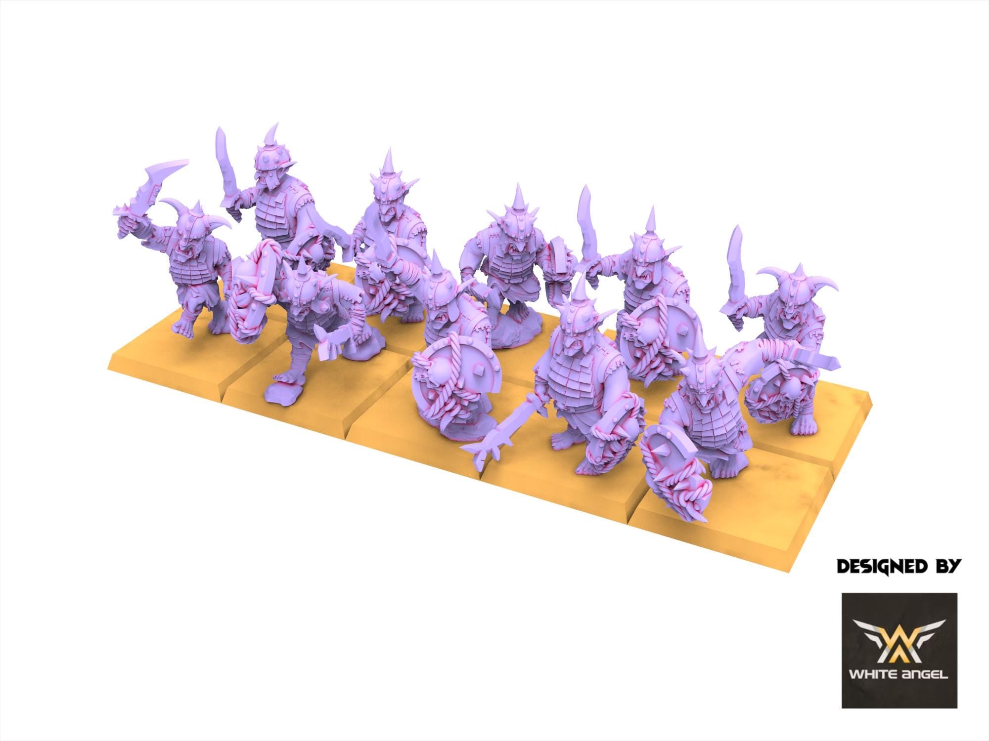 Chaos Dwarves - Infernal Goblin - Infernal Dwarves - White Angel Miniatures