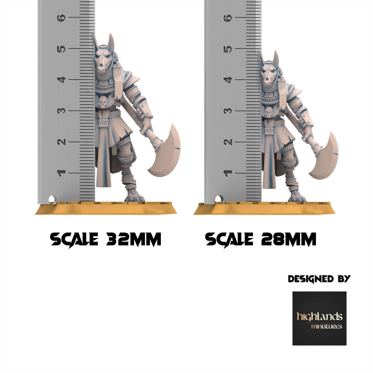 Eternal Dynasties - Anubis guard - Eternal Dynasties - Highlands Miniatures