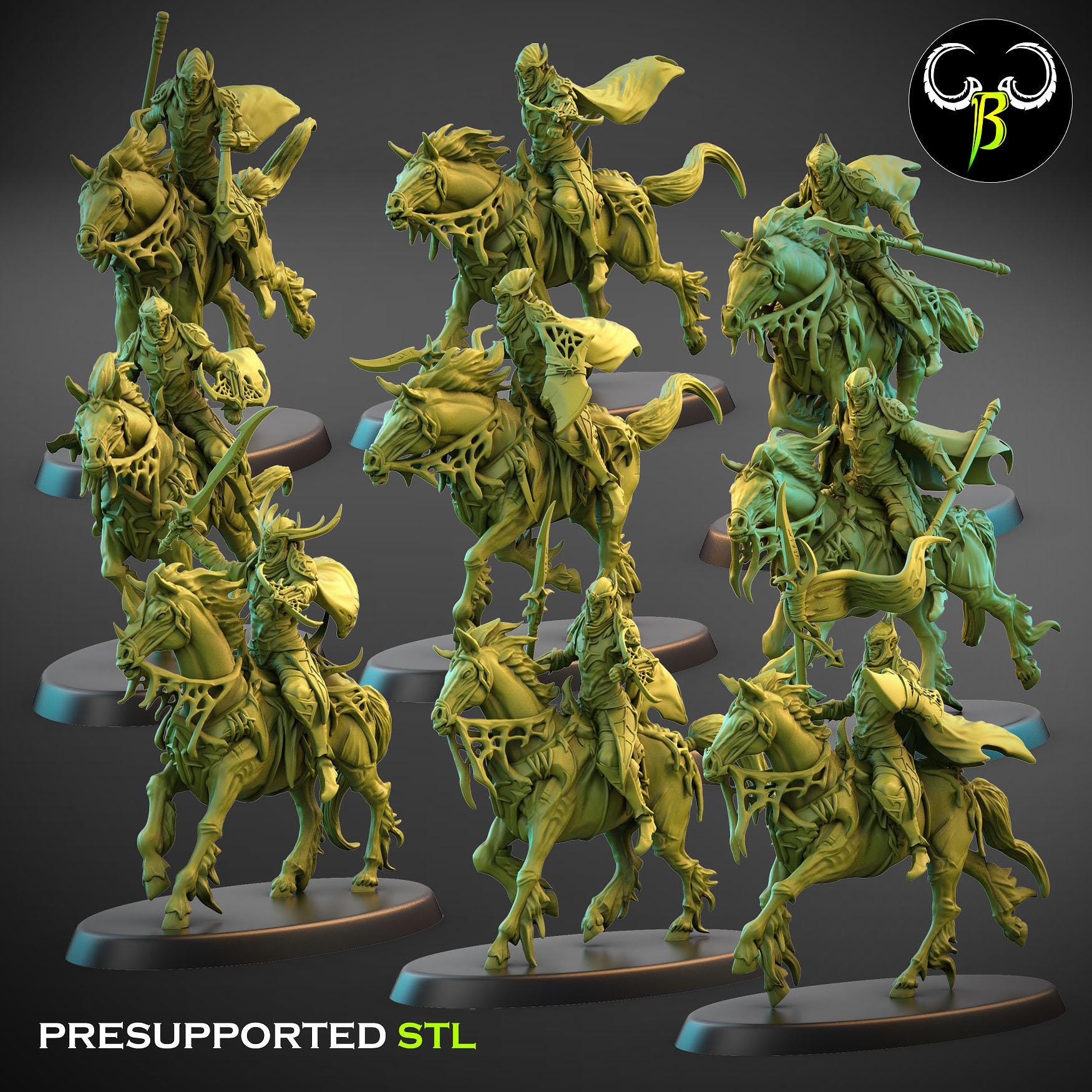 Dark Elves - Web Reavers - Cult of the Eight - ClayBeastCreation