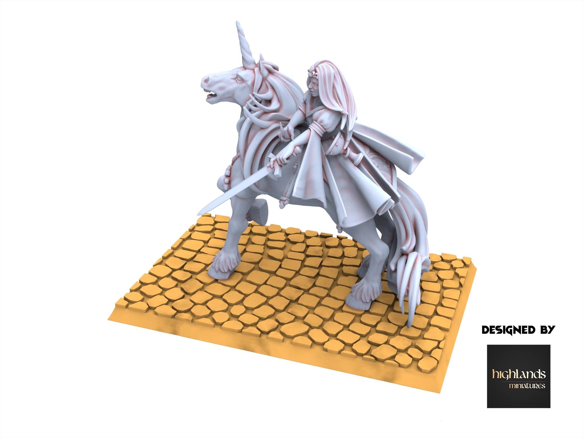 Arthurian Knights - Lady - Gallia - Highlands Miniatures