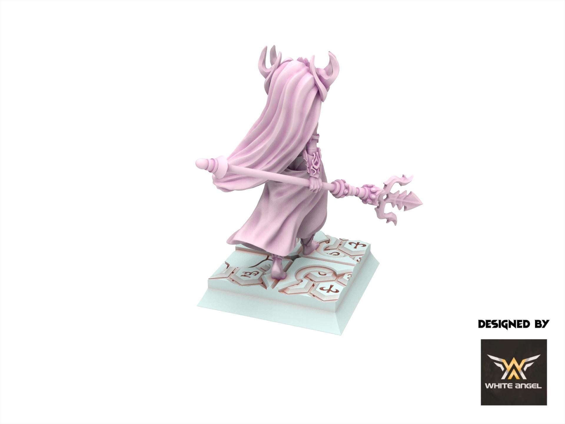 Dark Elves - Great Mother of the Dark Realm - Slaves of Darkness - White Angel Miniatures