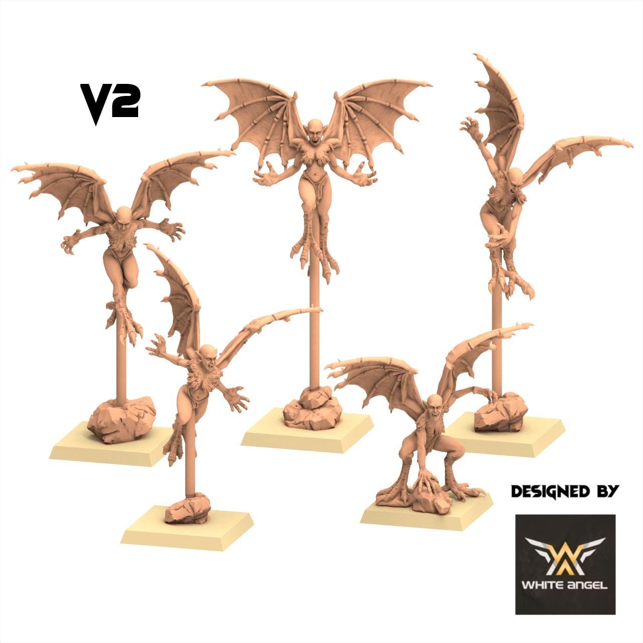 Beastmen - Harpy - White Angel Miniatures
