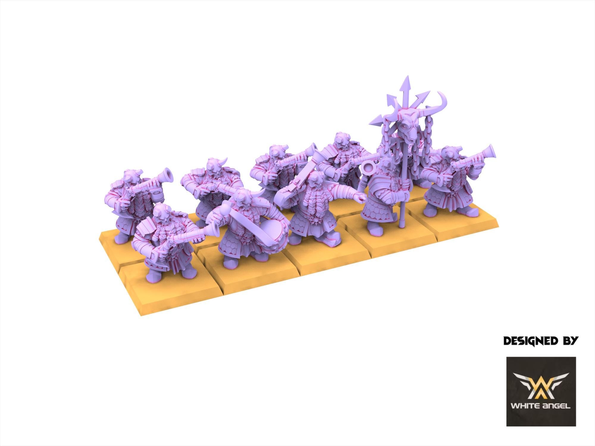 Chaos Dwarves - Infernal Gun - Infernal Dwarves - White Angel Miniatures