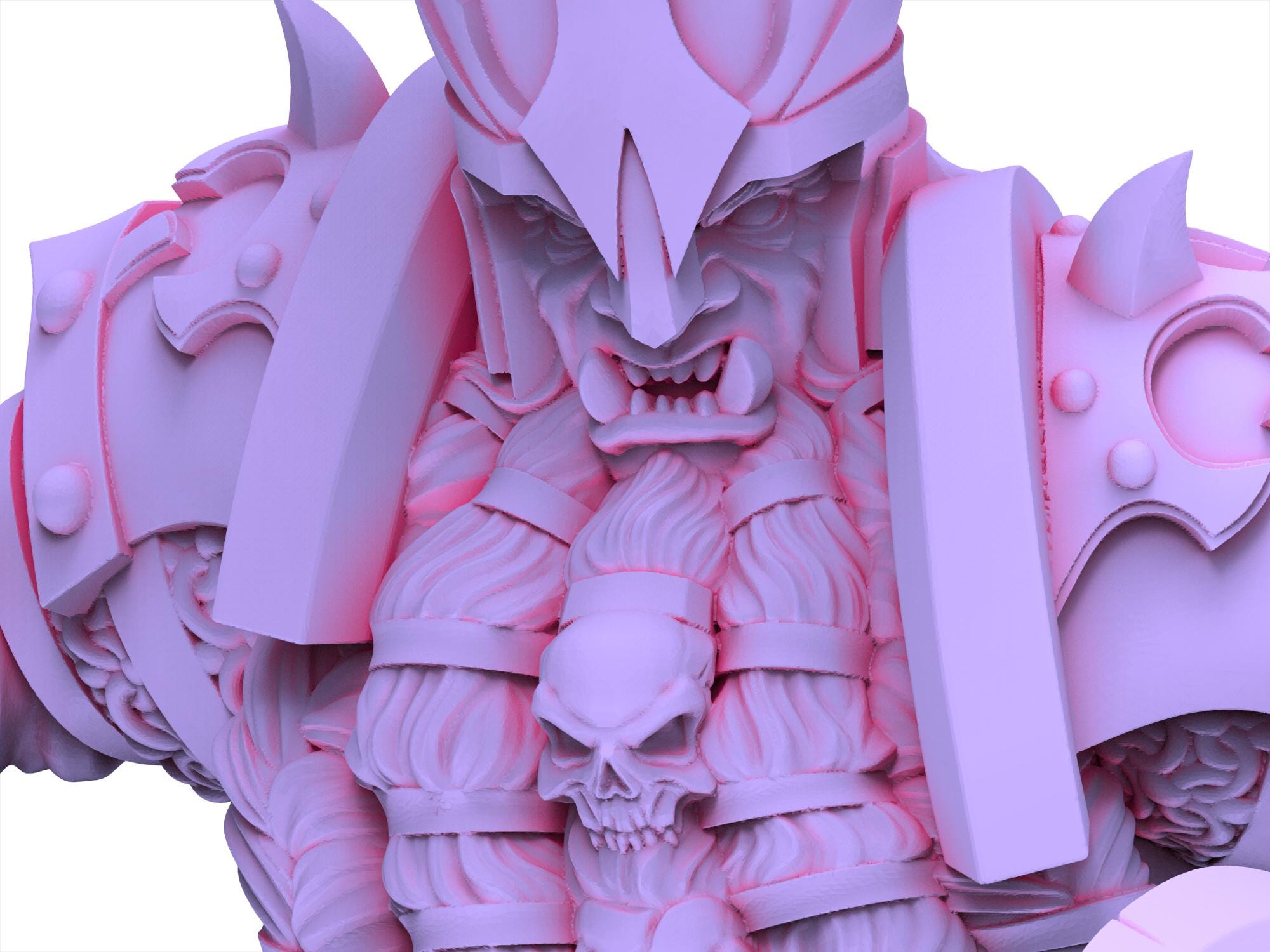 Chaos Dwarves - Infernal Commander - Infernal Dwarves - White Angel Miniatures