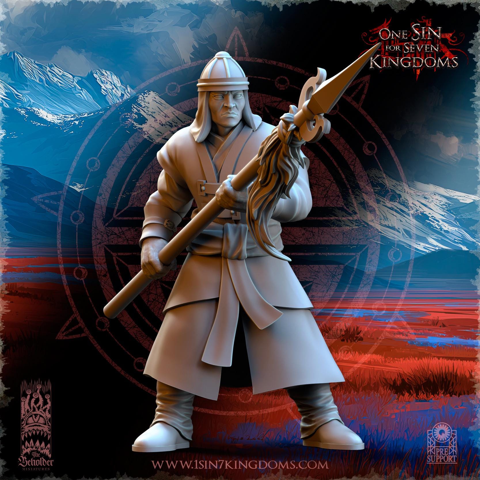 East Empire - Peasant Militia - Astarii Dynasty - 28&32mm - The Beholder Miniatures
