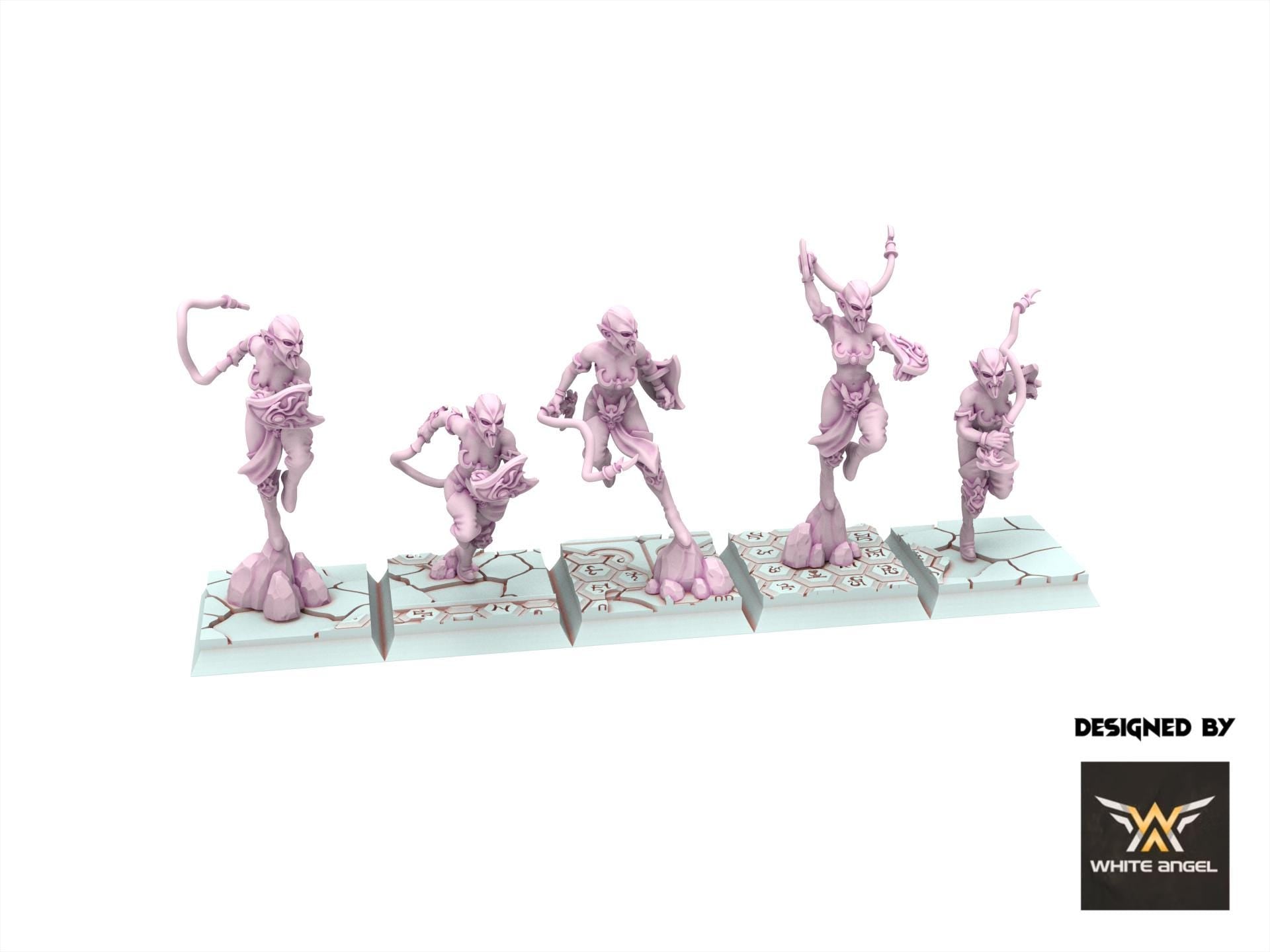 Dark Elves - Blood Drinkers - Slaves of Darkness - White Angel Miniatures