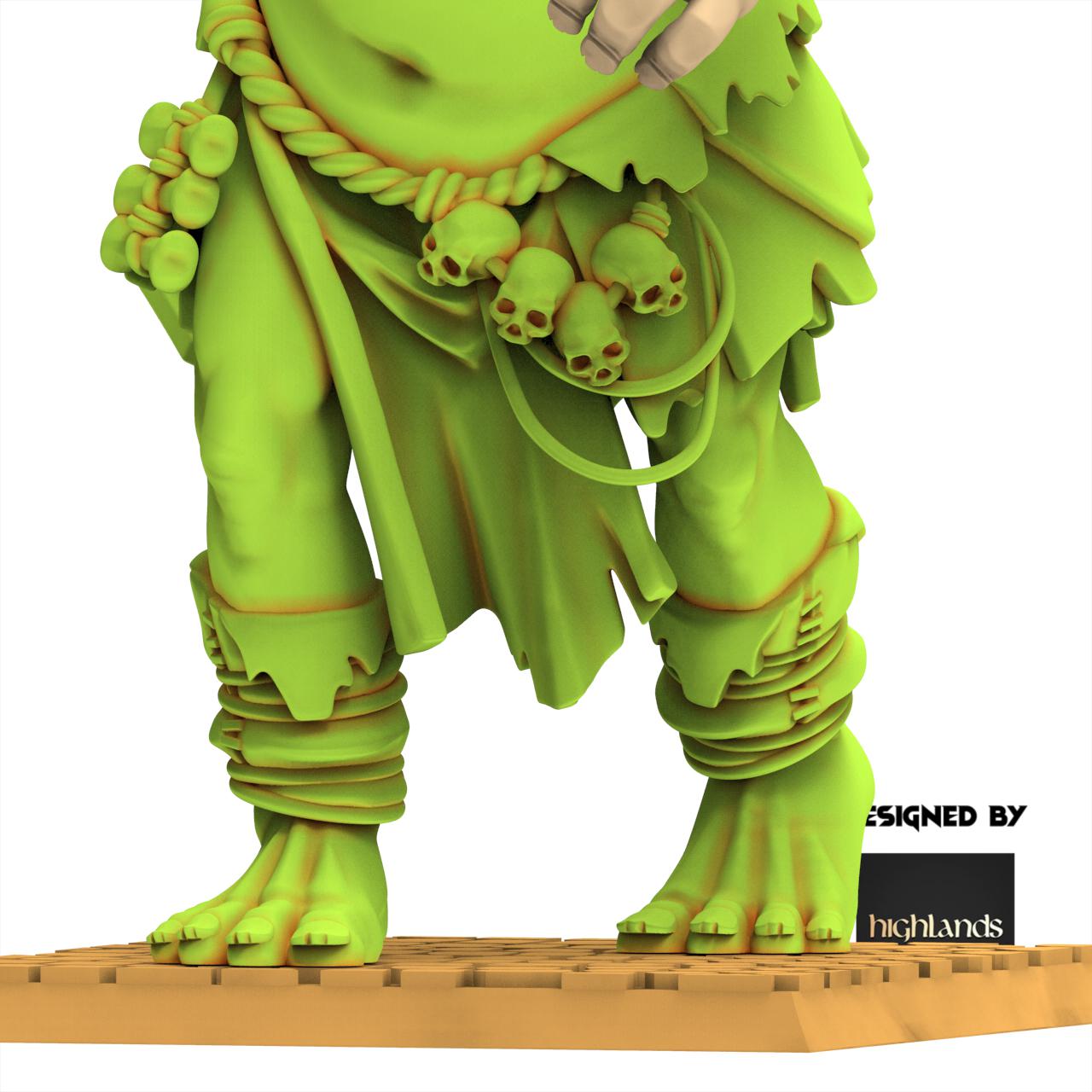 Orc & Goblin - Giant - Moredhun's Orc - Highlands Miniature