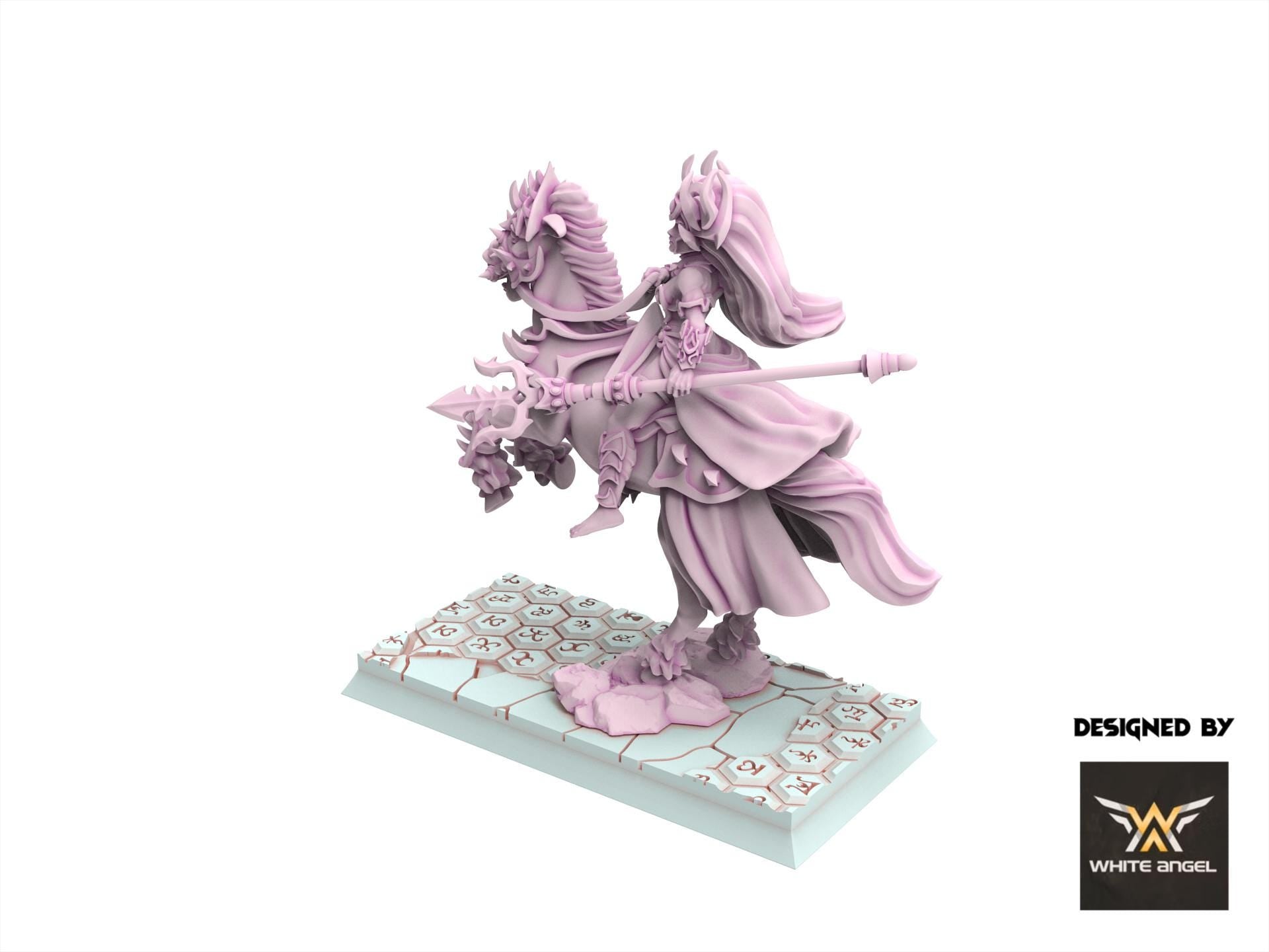 Dark Elves - Dark Mother Rider - Slaves of Darkness - White Angel Miniatures