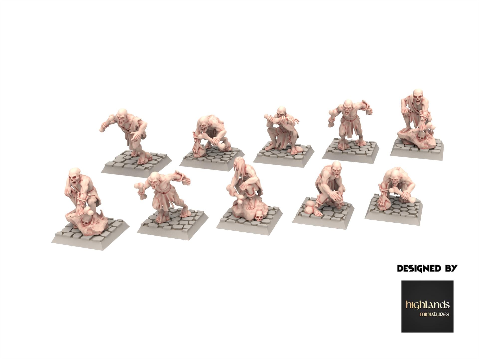 Undead - Ghouls - Transilvanya - Highlands Miniatures
