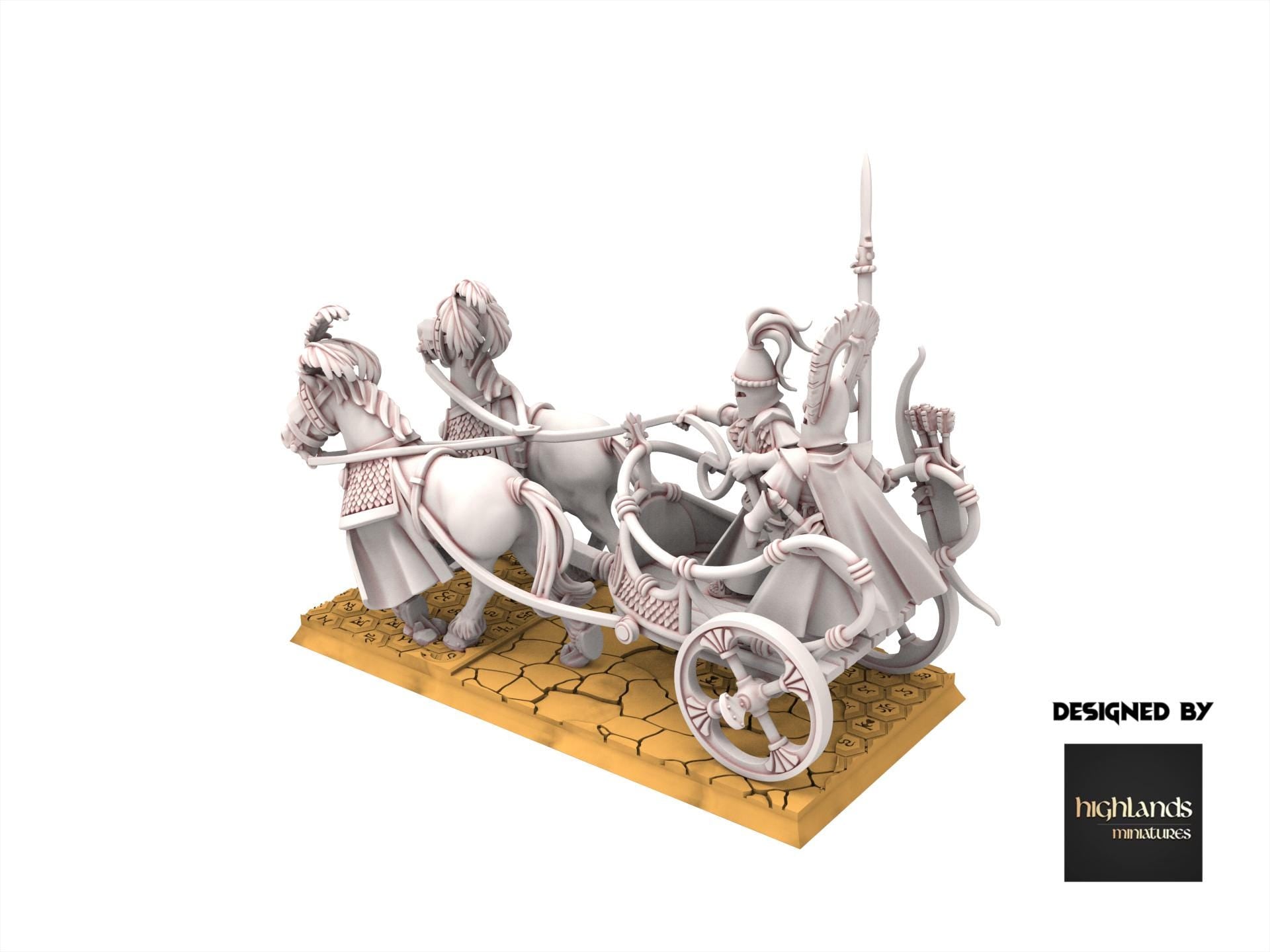 Hight Elves - Chariot - Aegean - Highlands Miniatures