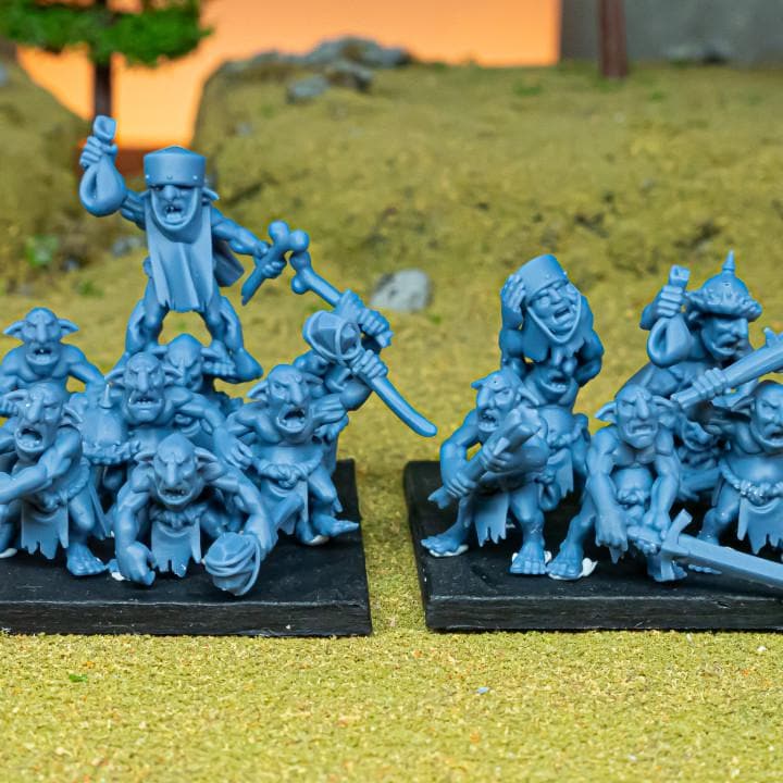 Orc & Goblin - x3 Goblors - Steppe Goblin - Highlands Miniature