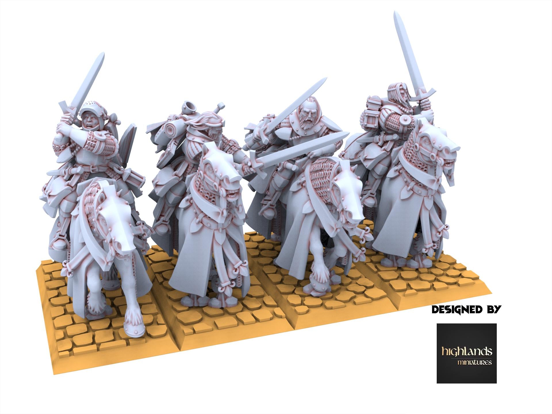 Arthurian Knights - Questing Knights - Gallia - Highlands Miniatures