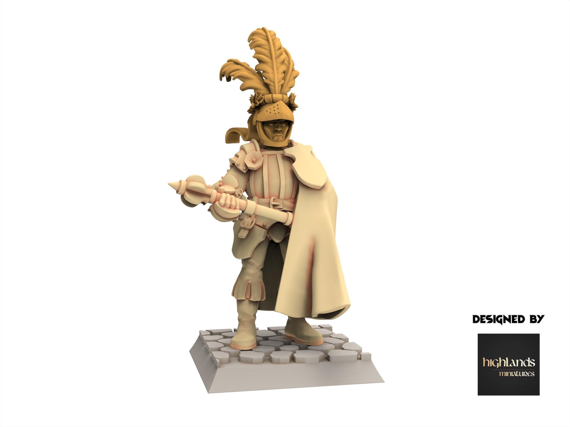 Imperial Fantasy - Captain on foot - Sunland - Highlands Miniatures