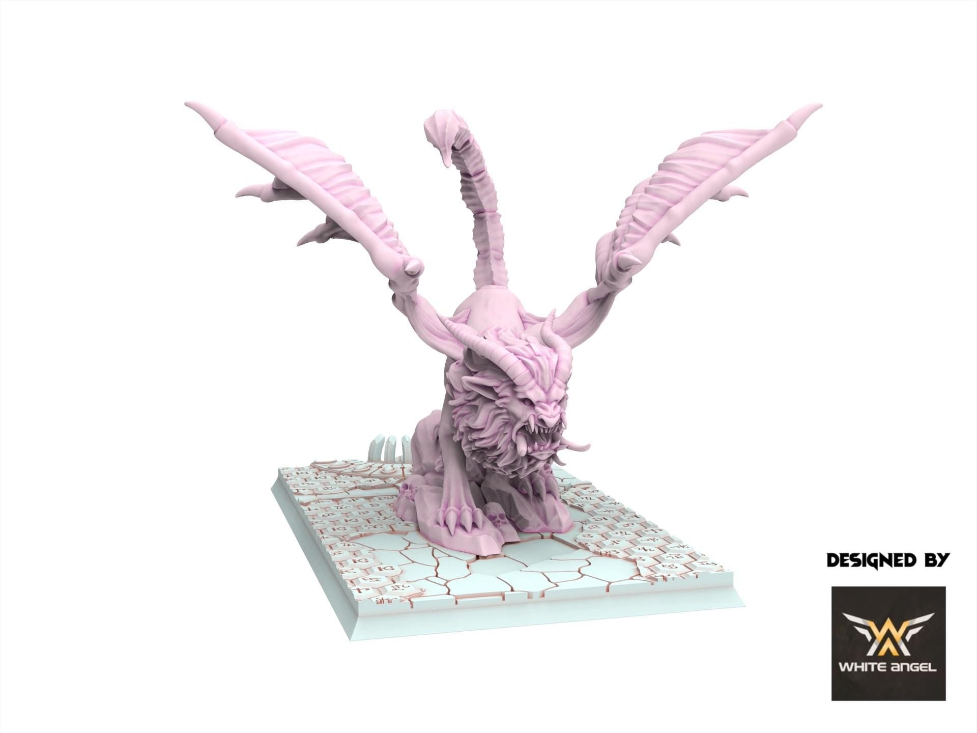 Dark Elves - Dark Manticore - Slaves of Darkness - White Angel Miniatures