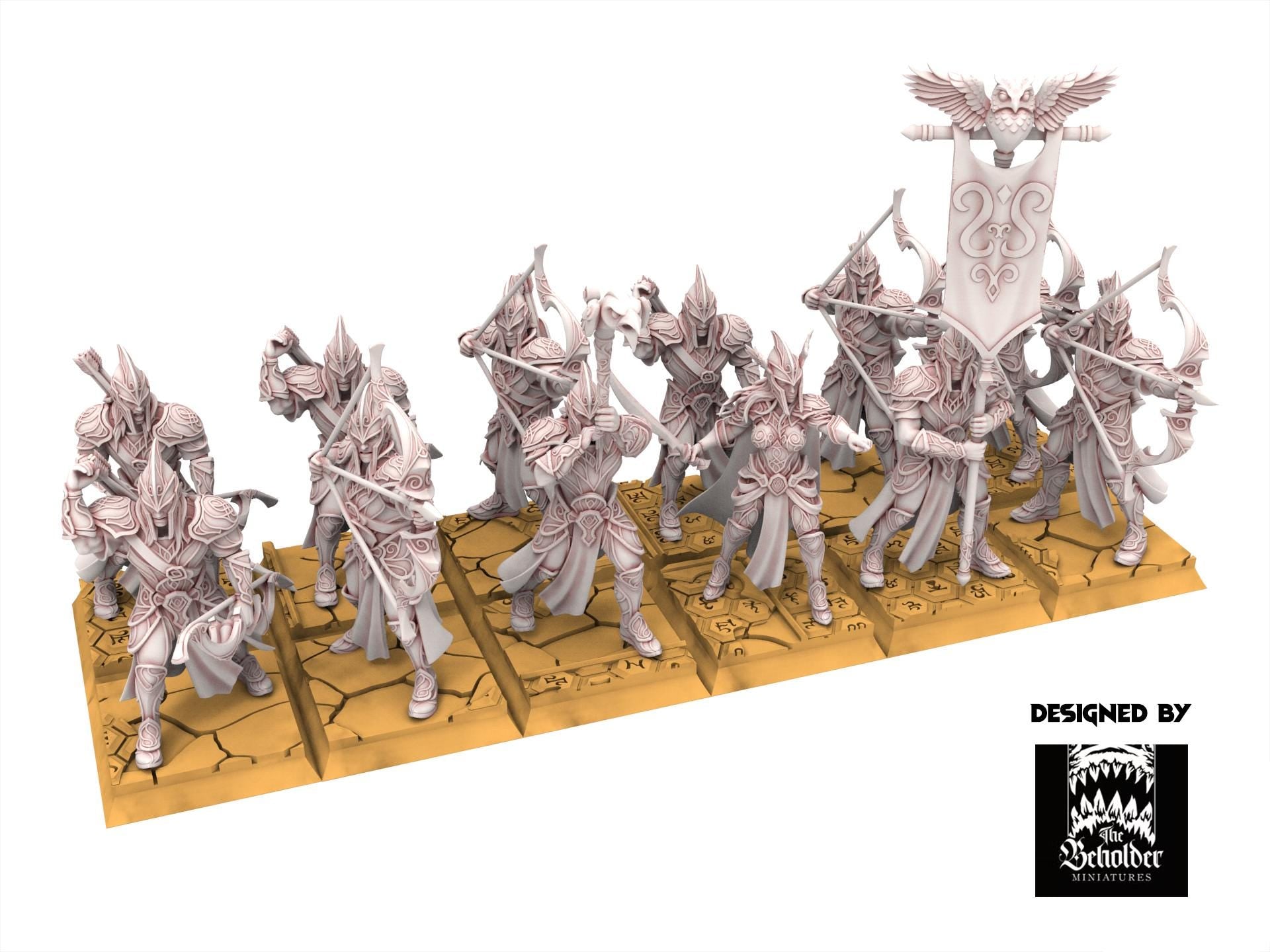 Hight Elves - Archers - Silvermoor - The Beholder Miniatures