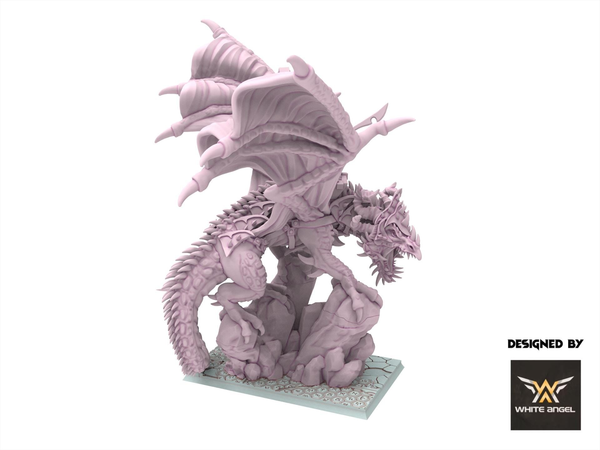 Dark Elves - Dark Emperor Dragon - Slaves of Darkness - White Angel Miniatures