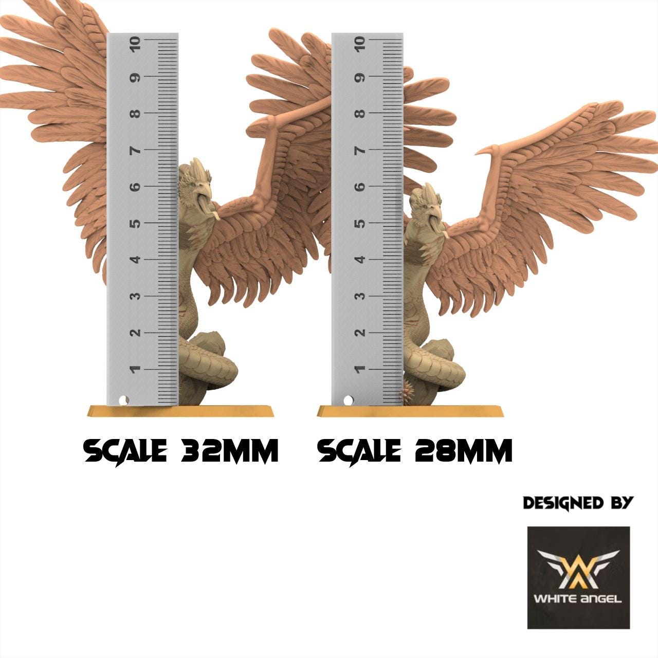 Beastmen - Beast Bird Thing - White Angel Miniatures