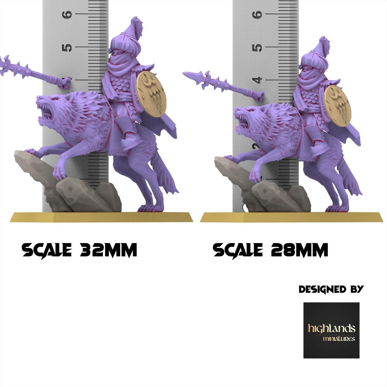 Chaos Dwarves - Hobgoblin Hero - Sons of Marduk - Highlands Miniatures