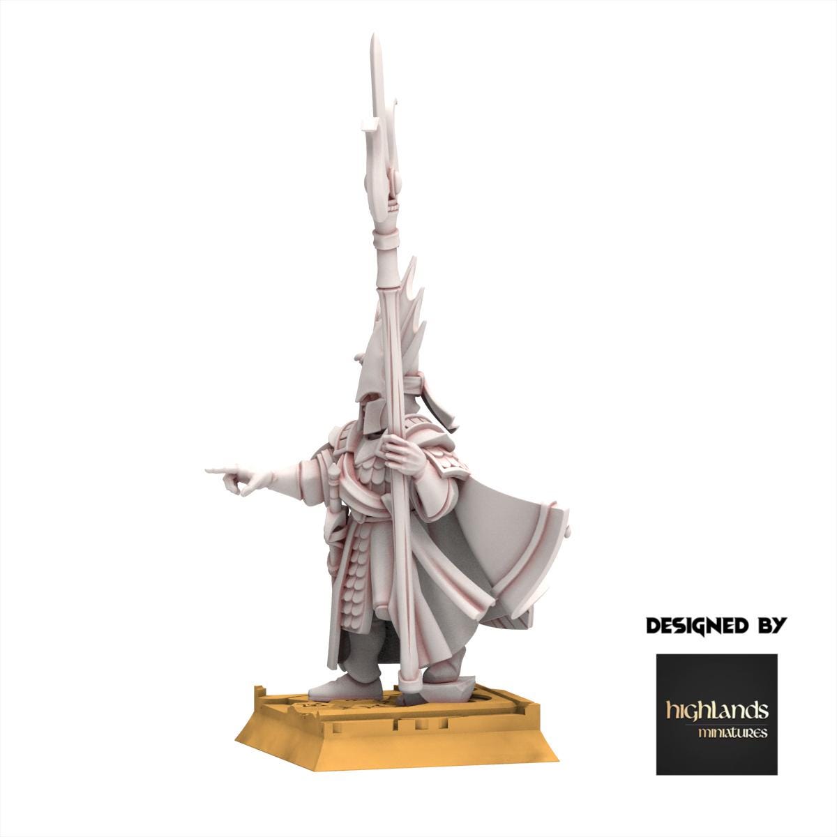 Hight Elves - Sea Lord - AEGEAN - Highlands Miniatures