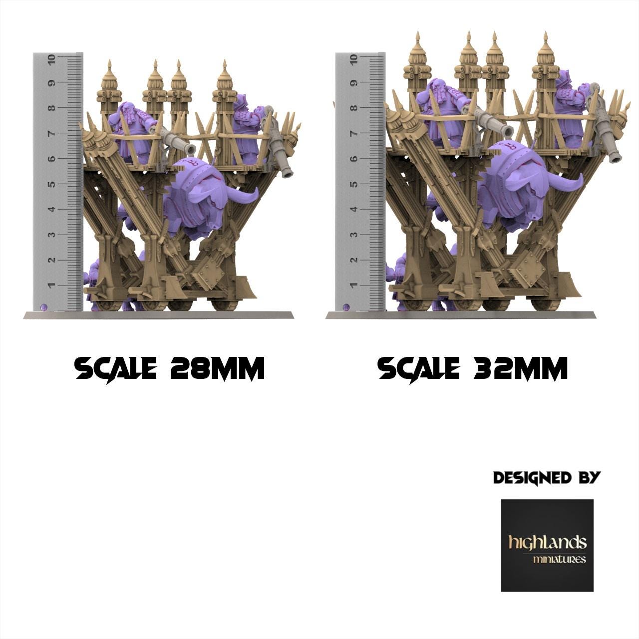 Chaos Dwarves - Blazing Icon of Marduk - Sons of Marduk - Highlands Miniatures