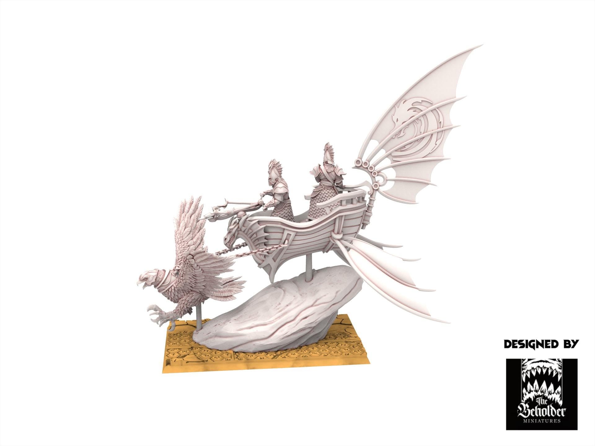 Hight Elves - Eagle Chariot - Silvermoor - The Beholder Miniatures