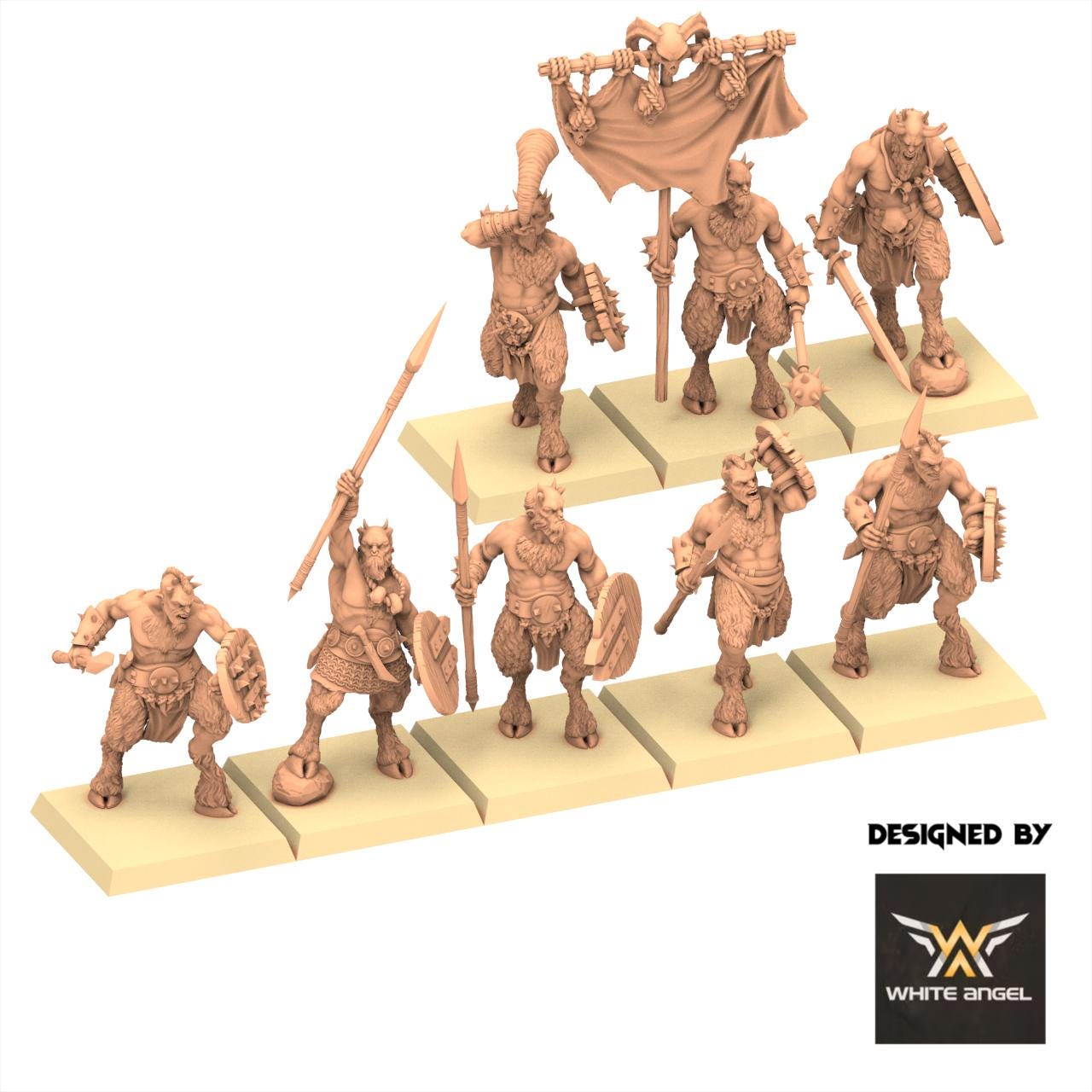 Beastmen - Beast Infantry - White Angel Miniatures