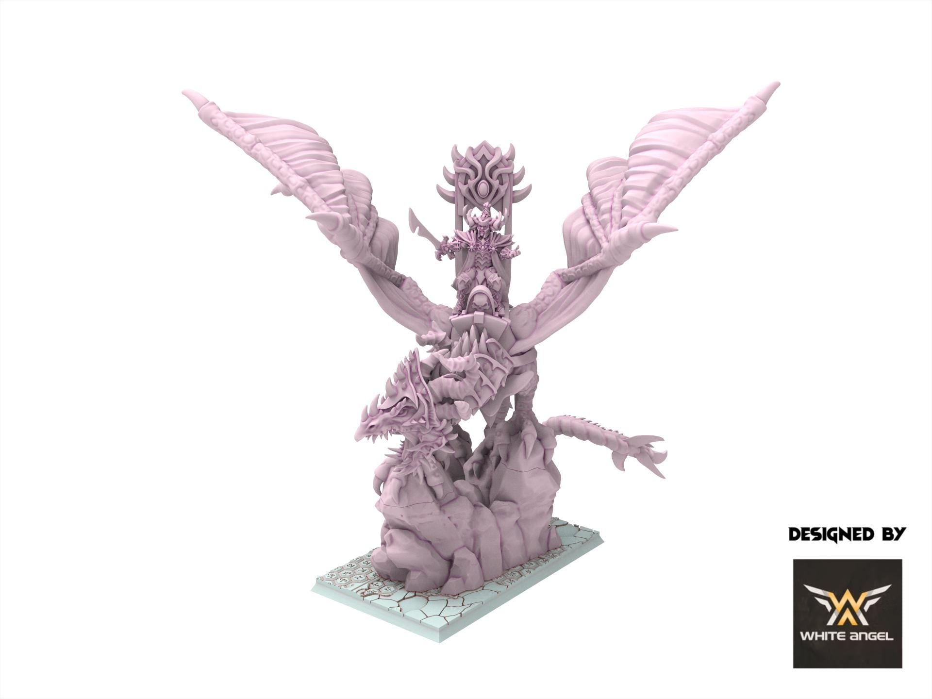 Dark Elves - Dark Emperor Dragon - Slaves of Darkness - White Angel Miniatures