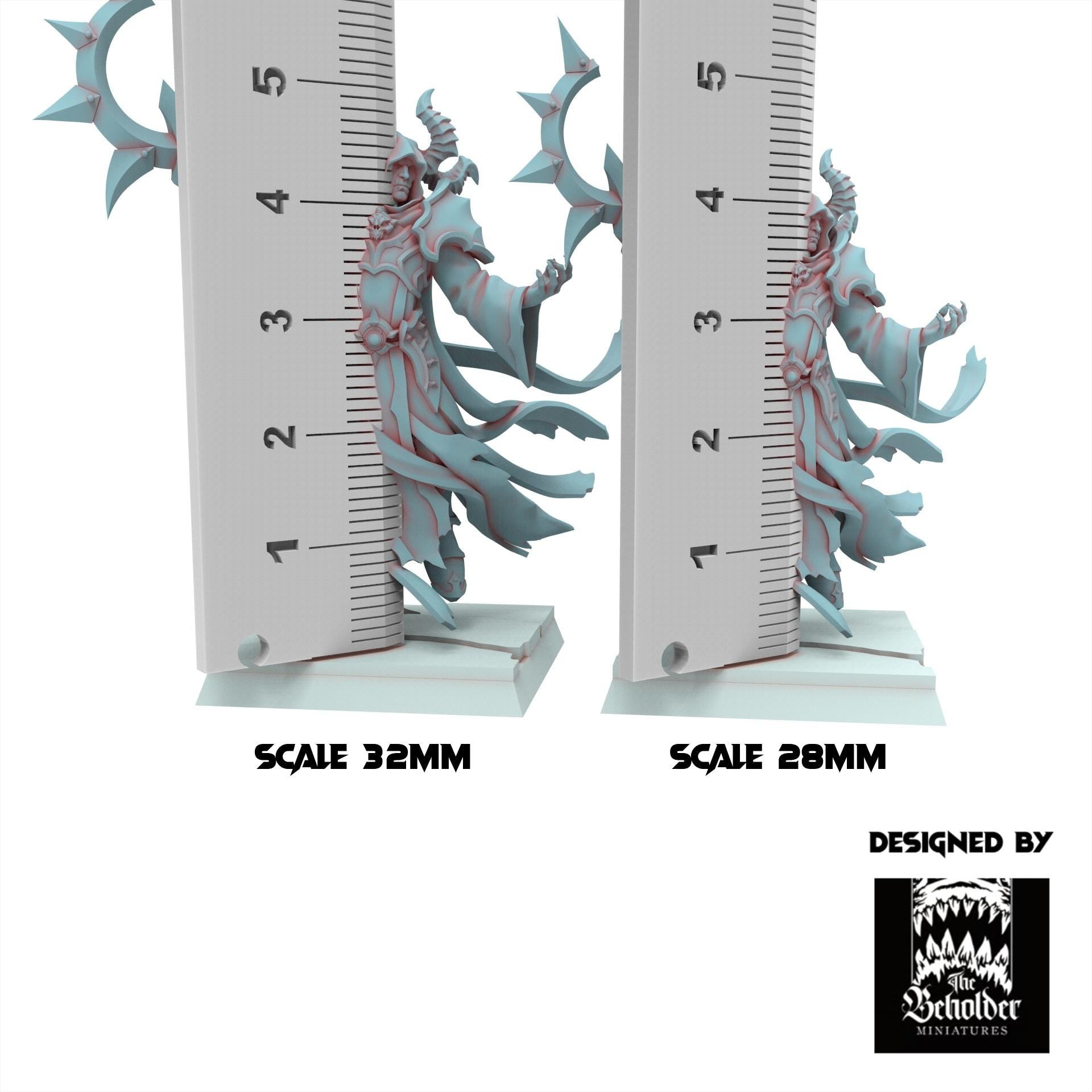 Fantasy Chaos - Nihilgaard, the Dark Sorcerer - Realm of Mayhem - The Beholder Miniatures