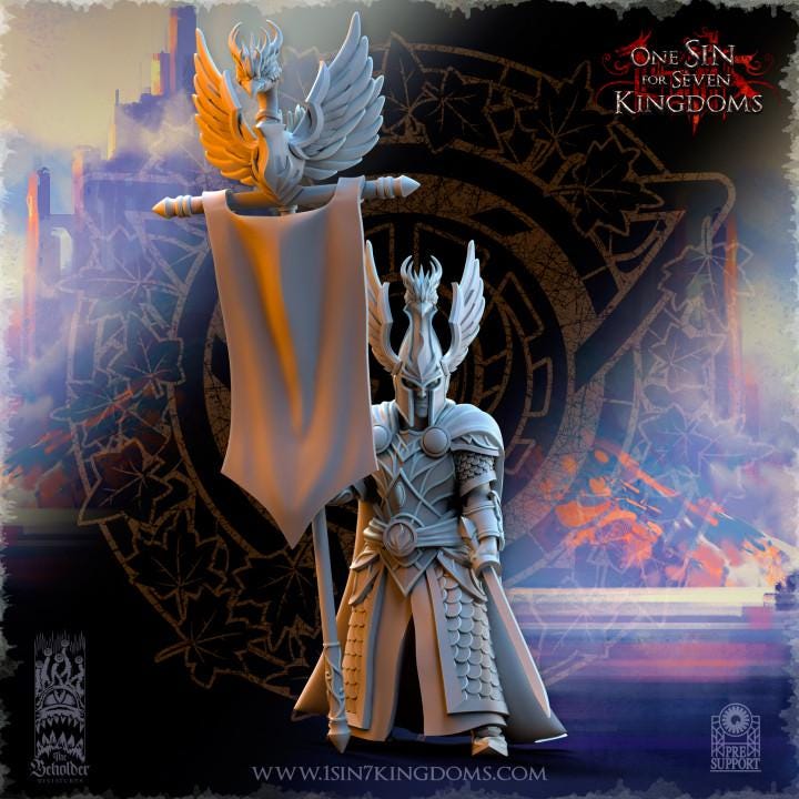 Hight Elves - Searing Bird Guardians - Silvermoor - The Beholder Miniatures
