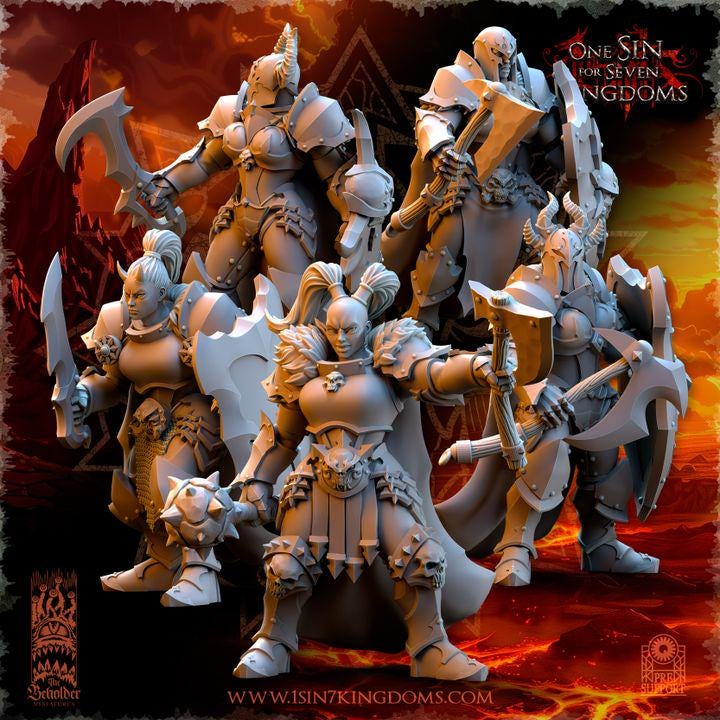 Fantasy Chaos - Maidens - Realms of Mayhem - Beholder Miniature
