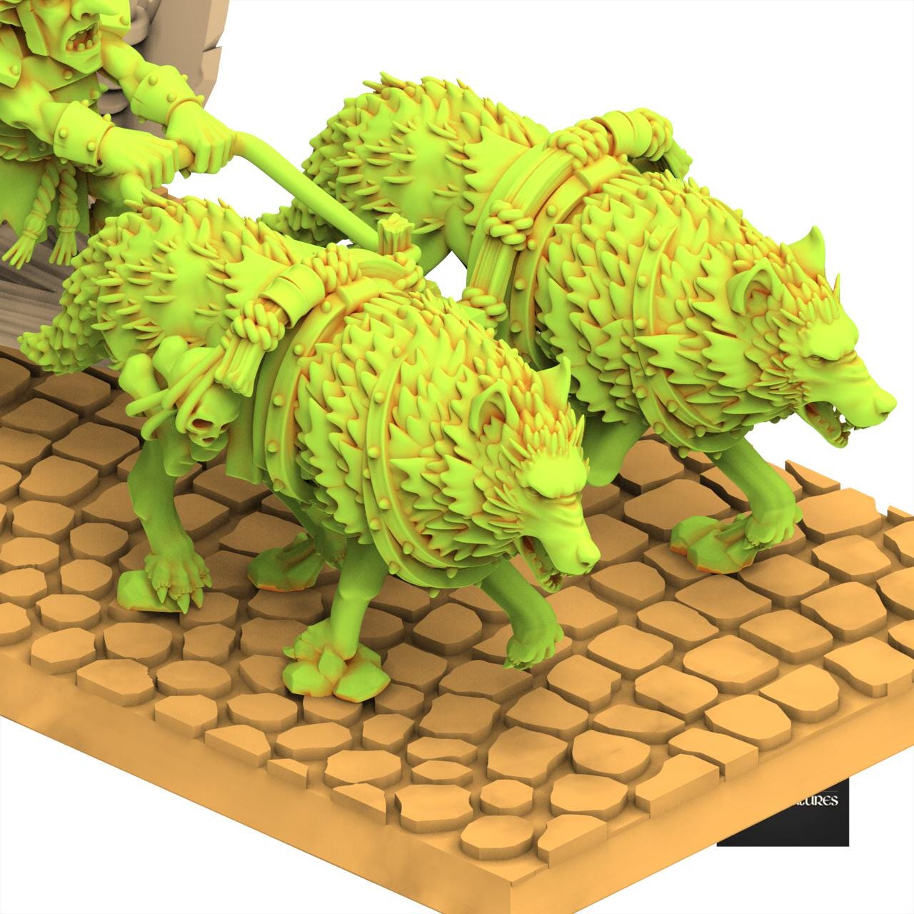 Orc & Goblin - Goblin Chariot - Steppe Goblin - Highlands Miniature