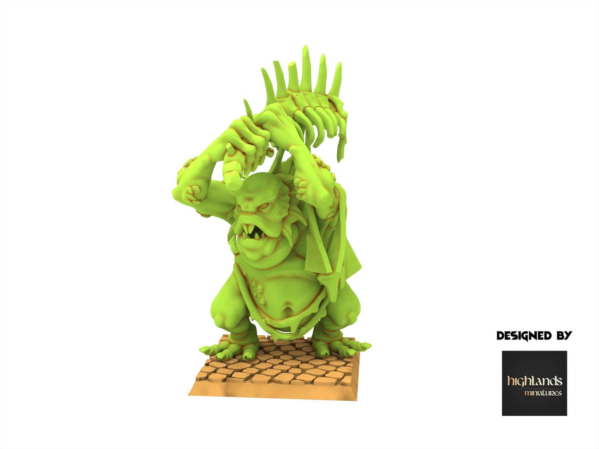 Orc & Goblin - Swamp Trolls - Goblin Tribes - Highlands Miniature