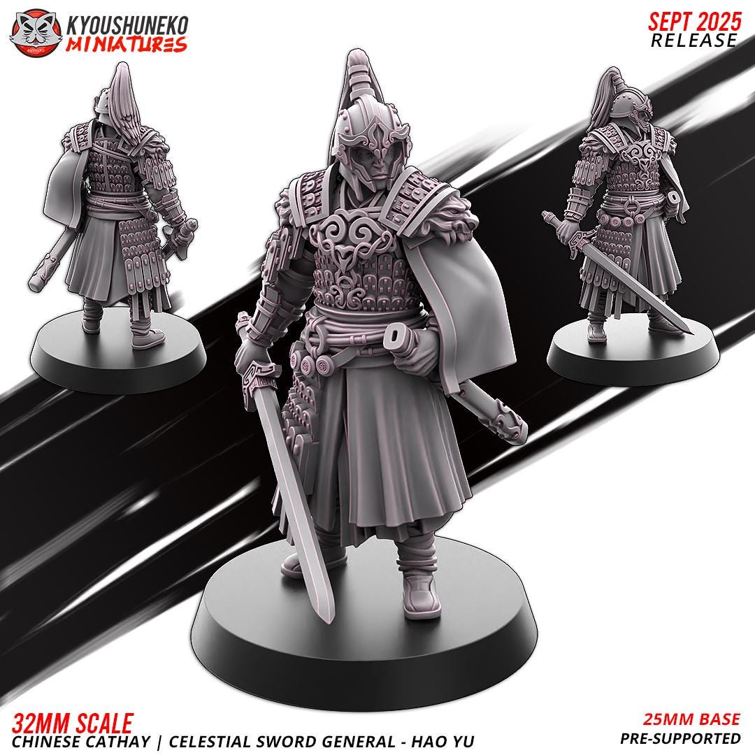 East Empire - Clestial Lord - Chinese Cathay - 28&32mm - Kyoushuneko Miniatures