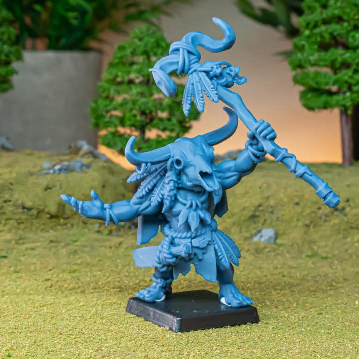Orc & Goblin - Cave Orc Shaman - Moredhun's Orc - Highlands Miniature