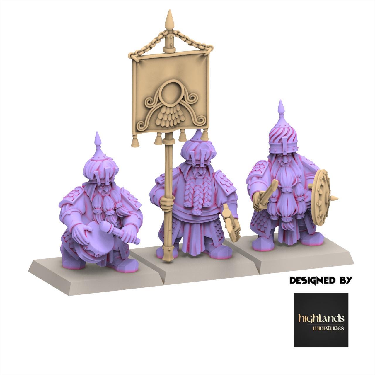 Chaos Dwarves - Warriors - Sons of Marduk - Highlands Miniatures