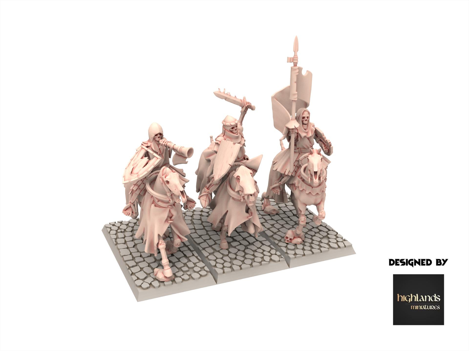 Undead - Skeletons Cavalry - Transilvanya - Highlands Miniatures