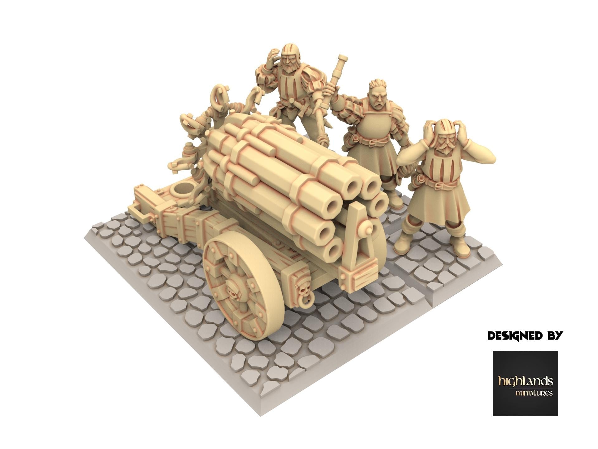 Imperial Fantasy - Rocket Launcher, Imperial artillery - Sunland - Highlands Miniatures
