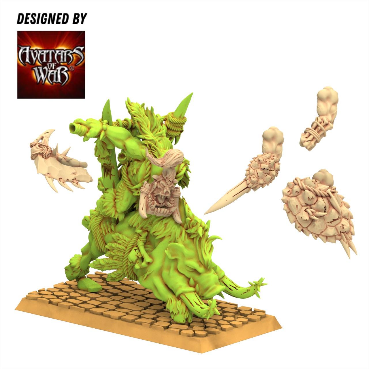 Orc & Goblin - Savage Orcs Warlords - 28/32mm scale - Avatar of War