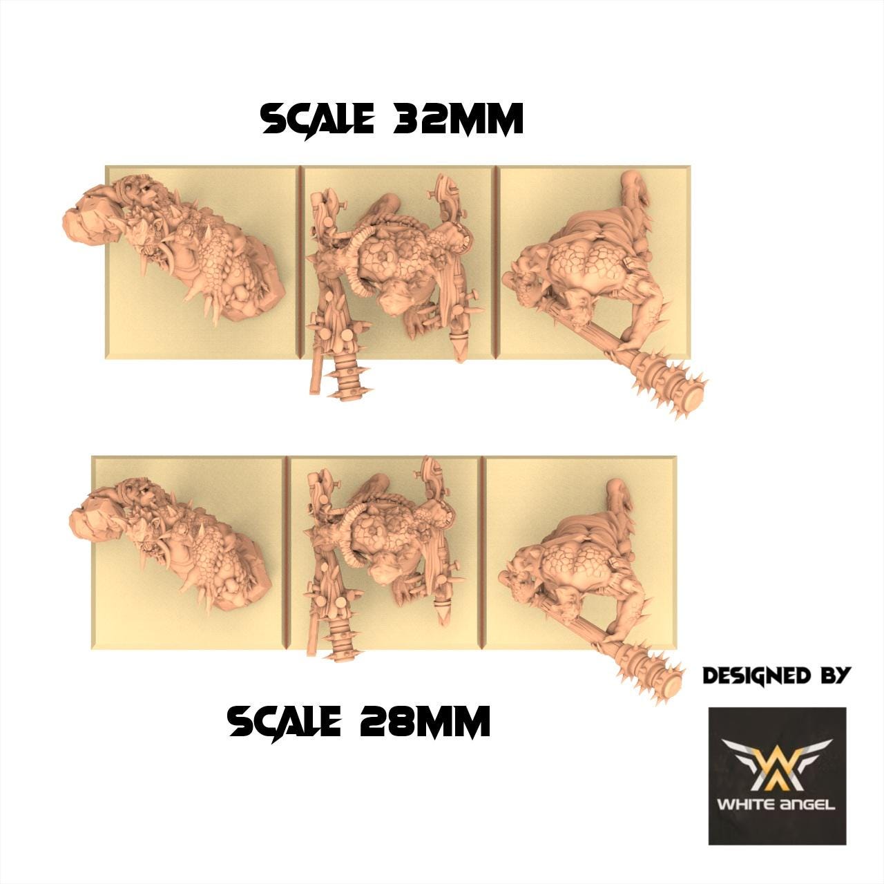Beastmen - Infernal Troll - White Angel Miniatures