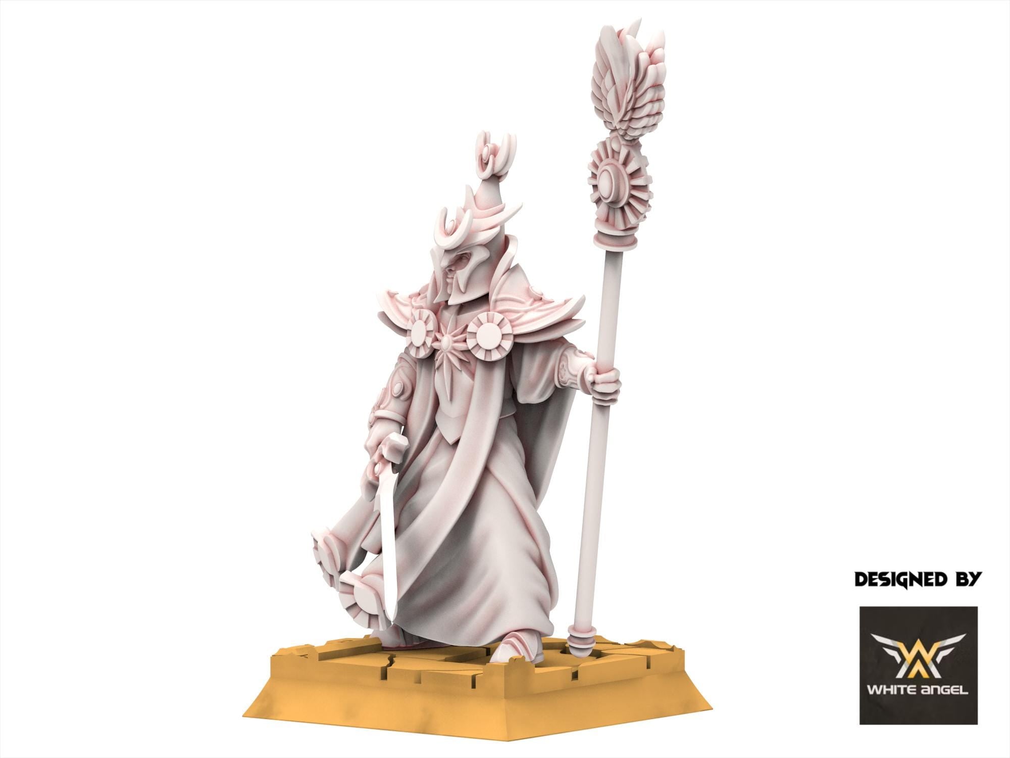 Hight Elves - Archmage of the Sun - White Angel Miniatures