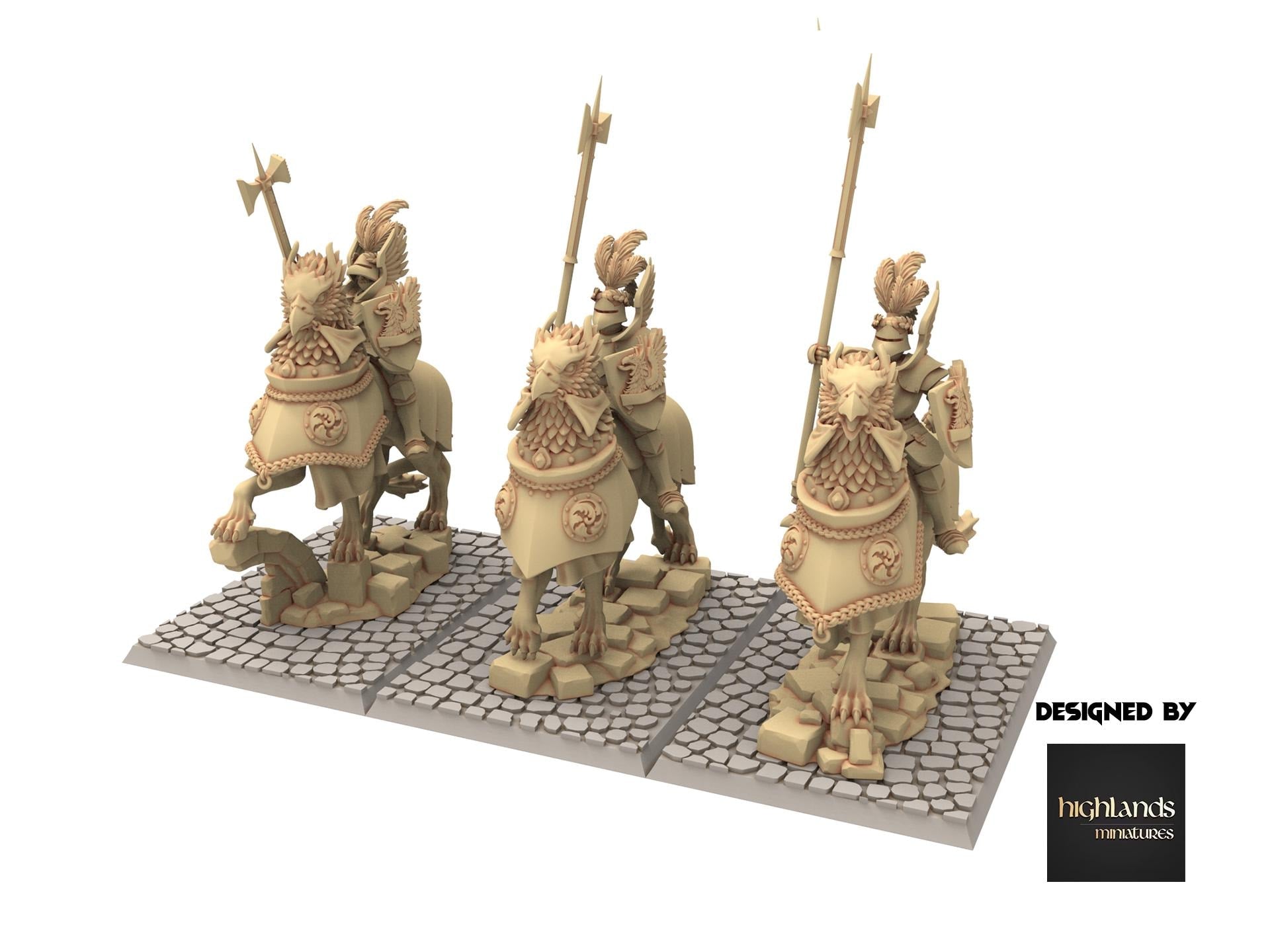 Imperial Fantasy - Griffins Knights - Sunland - Highlands Miniatures