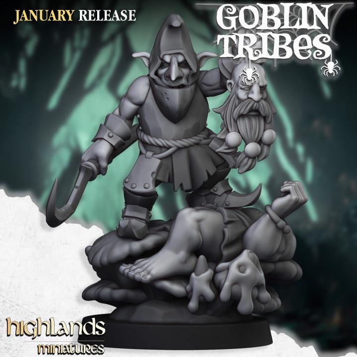 Orc & Goblin - Swamp Goblin Boss - Goblin tribes - Highlands Miniature