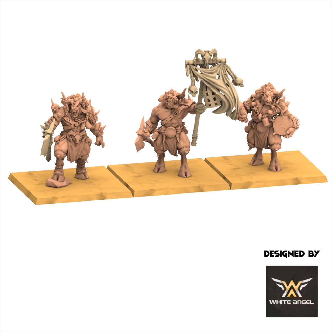 Beastmen - Minotaurs - White Angel Miniatures